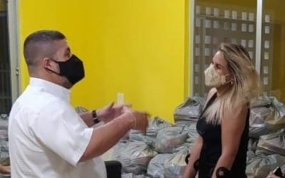 Entrega do kit Alimentação Escolar