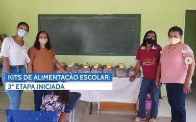 Kits de Alimentação Escolar – 3a etapa iniciada